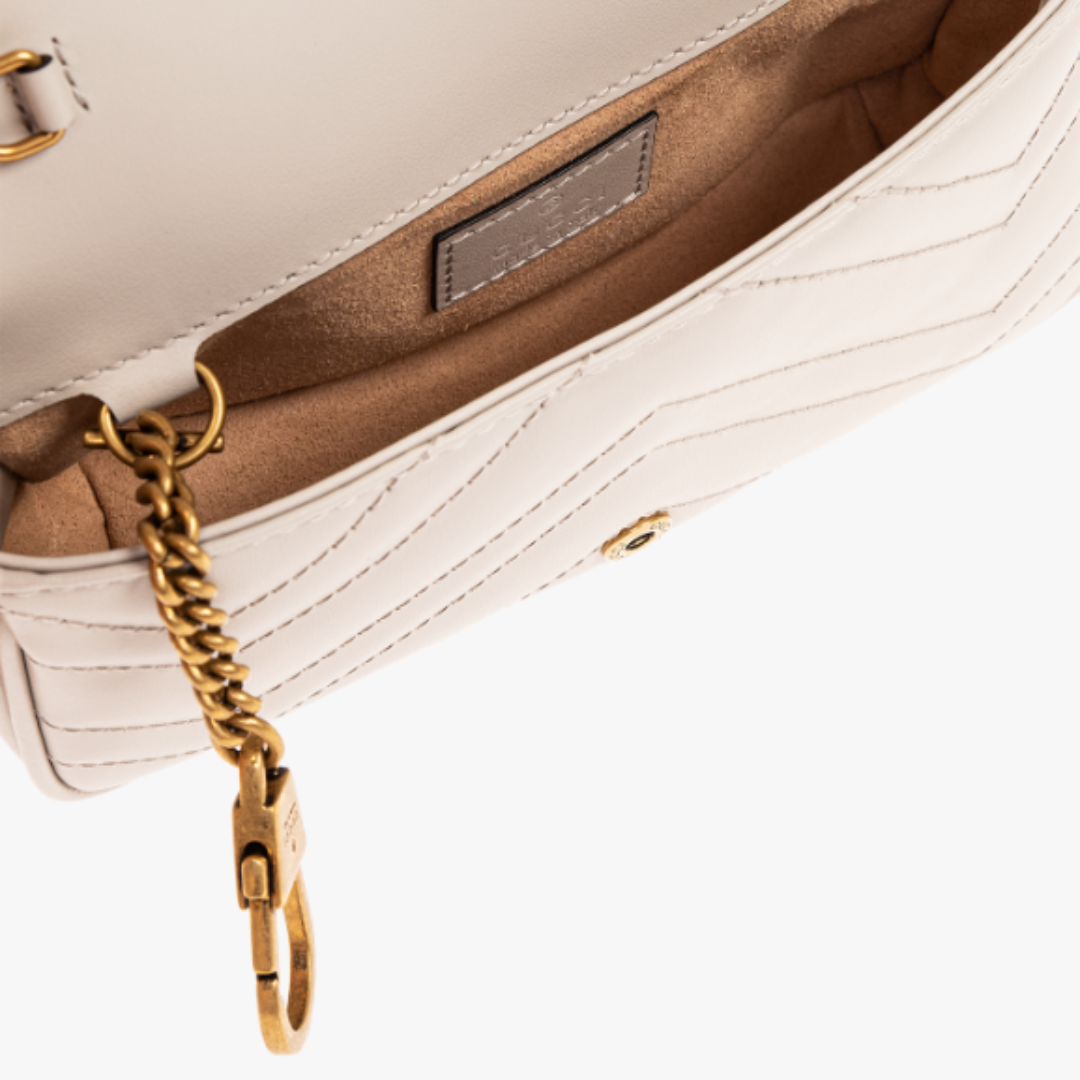 Gucci Marmont Super Mini Bag - Grey